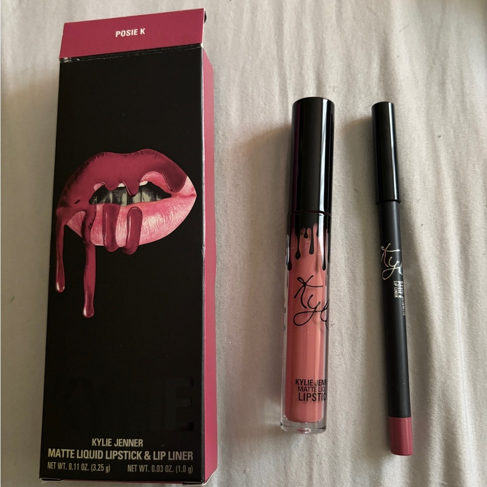 Kylie Jenner Lip Kit Posie K Lip Kit Duo Lip Liner and Matte Liquid Lipstick